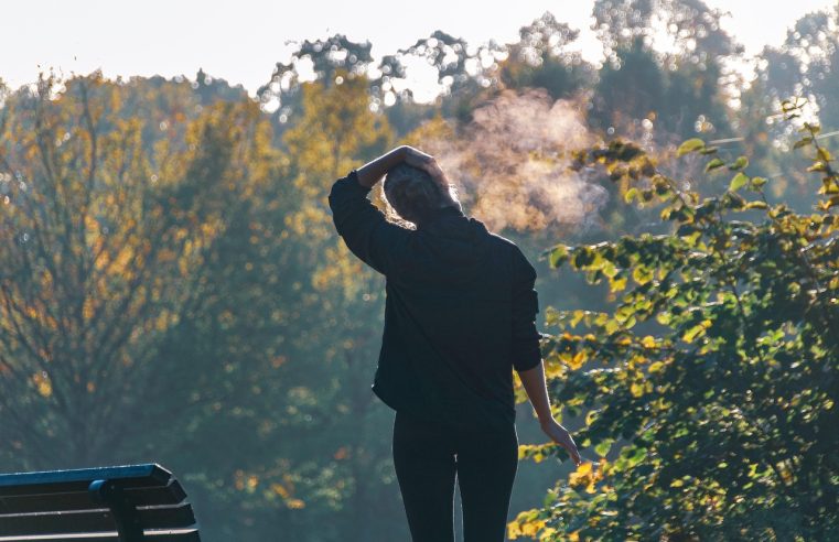 Woman, exercise, stretching — Start Online Testosterone Therapy With a Virtual Health Assessment